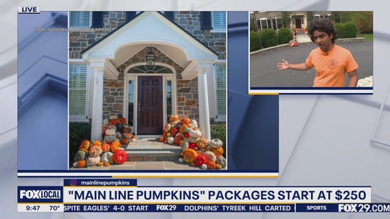 Local Farmer Starts Pumpkin Decor Business