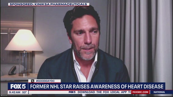 Former NHL star raising awareness of heart disease