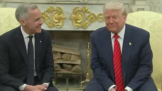 Trump meets with Canadian prime minister amid trade tensions