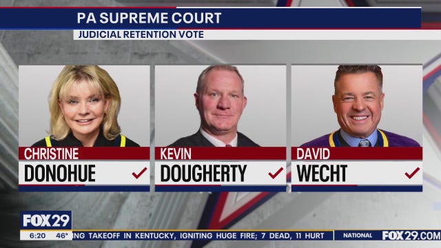 Pennsylvania retains Supreme Court justices, extending court's Democratic majority