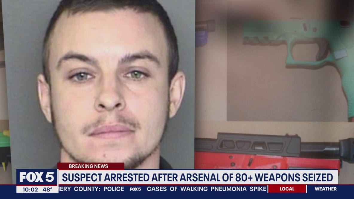 St. Mary's man arrested after arsenal of 80+ weapons seized