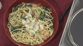 Crab and shrimp Florentine recipe from Carrabba's