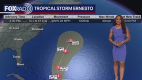 Tropical Storm Ernesto forms in Atlantic | FOX 26 Tropical Weather Update