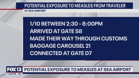 Possible measles exposure at SEA Airport