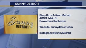 Sunny Detroit, a local brand dedicated to bringing a little extra warmth and optimism to Detroit