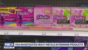 FDA investigates heavy metals in feminine products