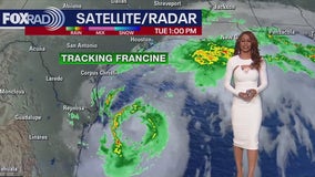 Tropical update: Francine nears Louisiana coast