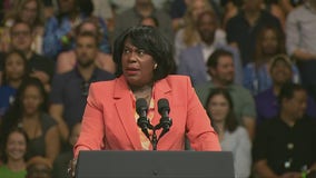 Philadelphia Mayor Cherelle Parker speaks at campaign rally for Kamala Harris, Tim Walz