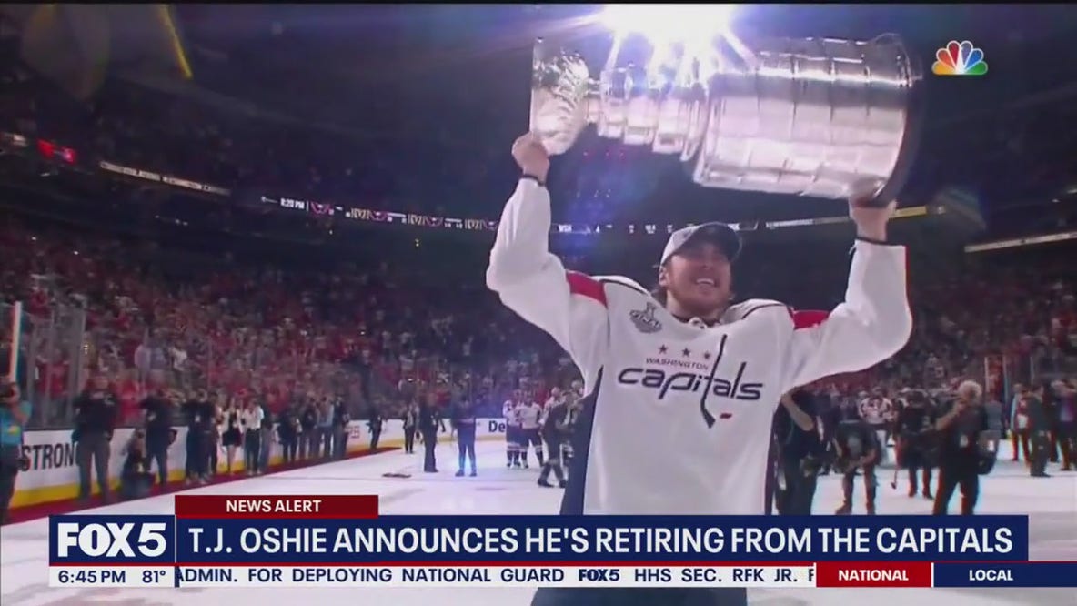 T.J. Oshie retiring from Washington Capitals