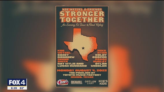 Koe Wetzel holds benefit concert for flood relief