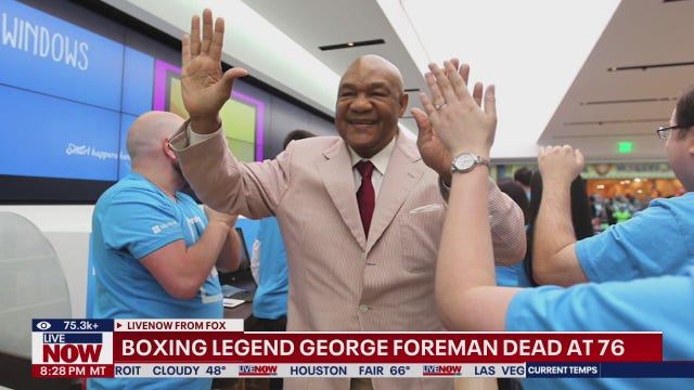 George Foreman, heavyweight champion and Olympic gold medalist, dies at 76