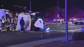 3 hurt in Mesa semi-truck crash