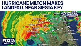 Hurricane Milton makes landfall near Siesta Key