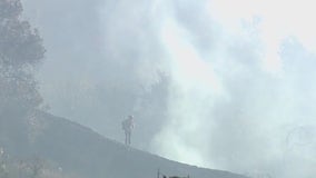 Fire spreads in Hacienda Heights amid winds