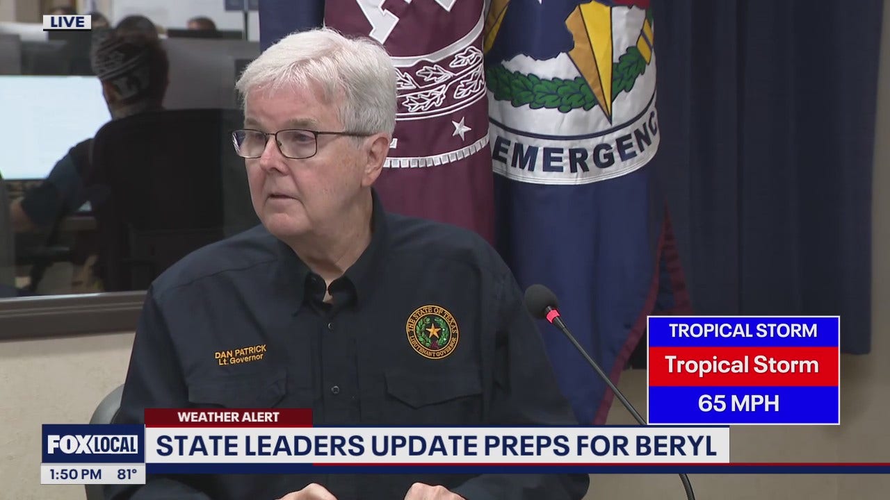 Texas Leaders Discuss Beryl Preparations | FOX 26 Houston