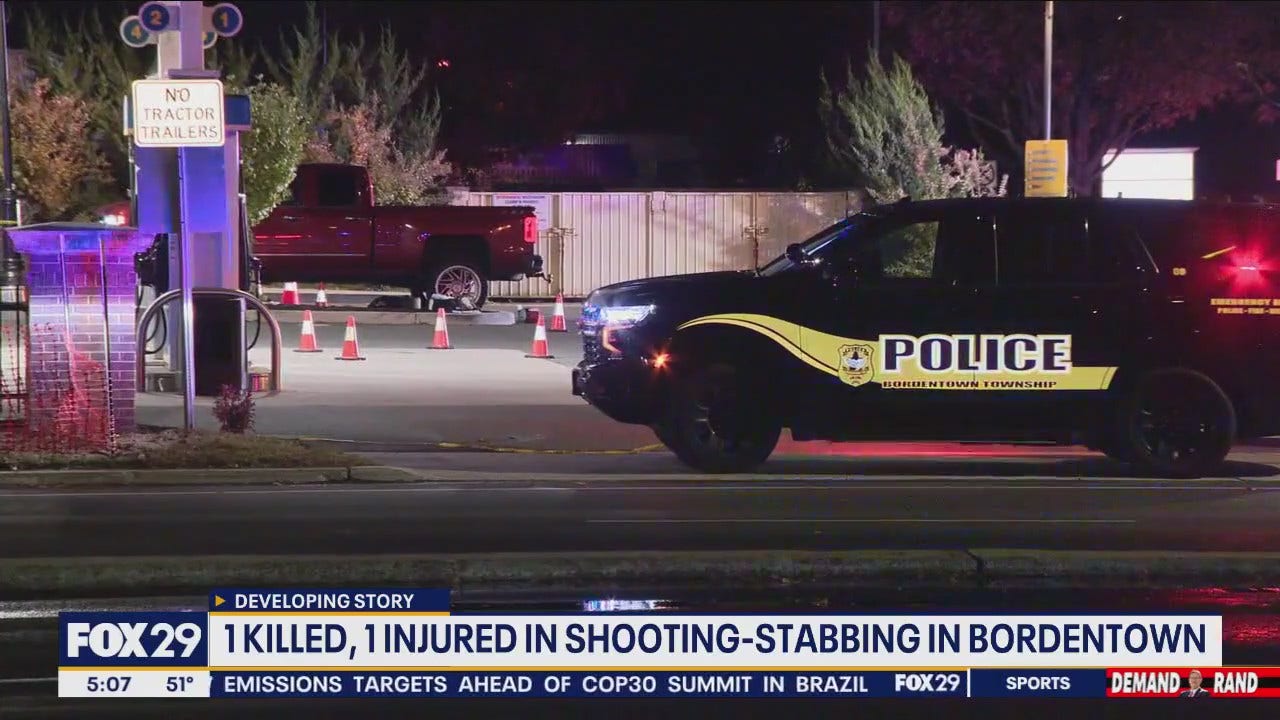 1 killed, 1 injured in shooting-stabbing in Bordentown