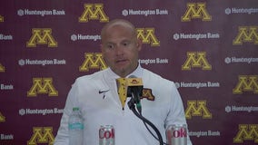 Gophers P.J. Fleck reacts after 27-0 win over Nevada