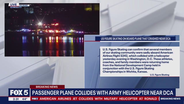 US Figure Skating: Members were on plane that crashed near DCA