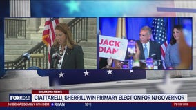 Ciattarelli, Sherrill win primary elections for New Jersey governor