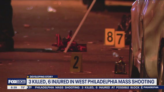 Philadelphia mass shooting: 3 killed, 6 injured at possible block party as suspects sought
