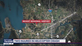 2 people recovering after helicopter crash in Skagit County
