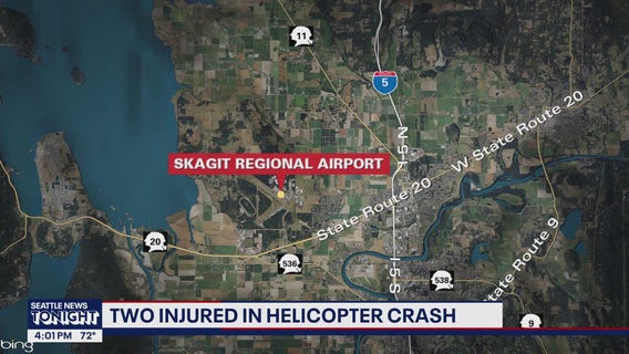 2 people recovering after helicopter crash in Skagit County
