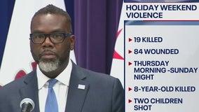 Mayor Johnson speaks on violent holiday weekend in Chicago