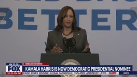Kamala Harris officially chosen as Democratic presidential nominee