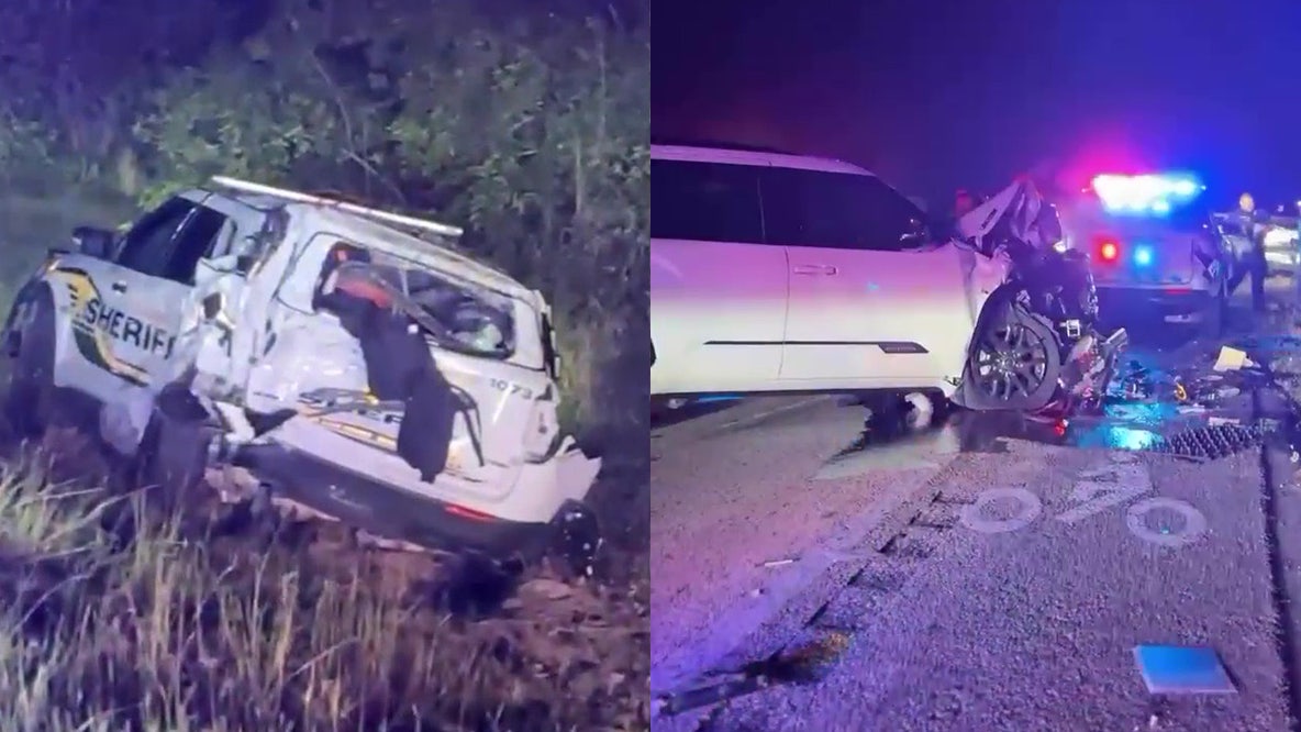Suspected DUI driver hits deputy cruiser
