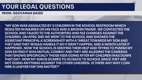 Your Legal Questions: school policies, divorce