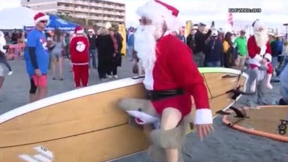 'Surfing Santas' set for Christmas Eve morning