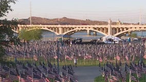 Tempe Beach Park hosts 9/11 memorial flag display