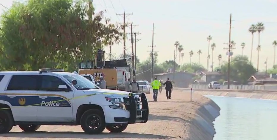Body found in west Phoenix canal; recovery operation underway