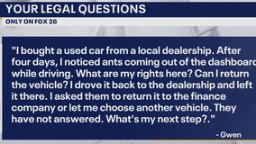 Returning used car, metal health warrant | Your Legal Questions