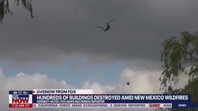 Wildfires destroy buildings in New Mexico