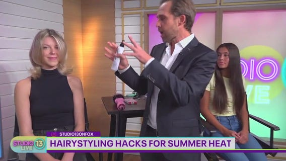 Hairstyling hacks for summer heat