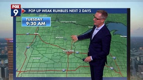 Minnesota weather: More pop-ups possible