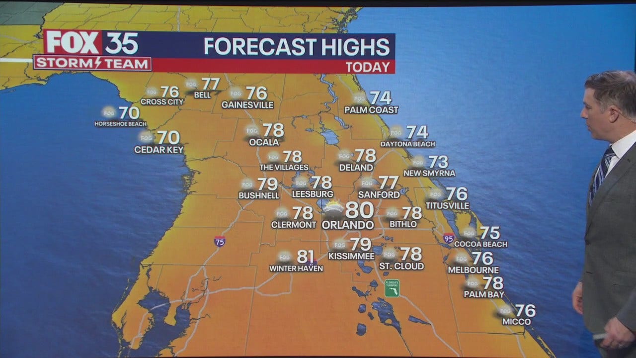 Orlando Weather Forecast December 19, 2024 FOX 51 Gainesville