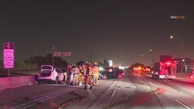 1 killed in multi-car crash on 405 Fwy in Carson