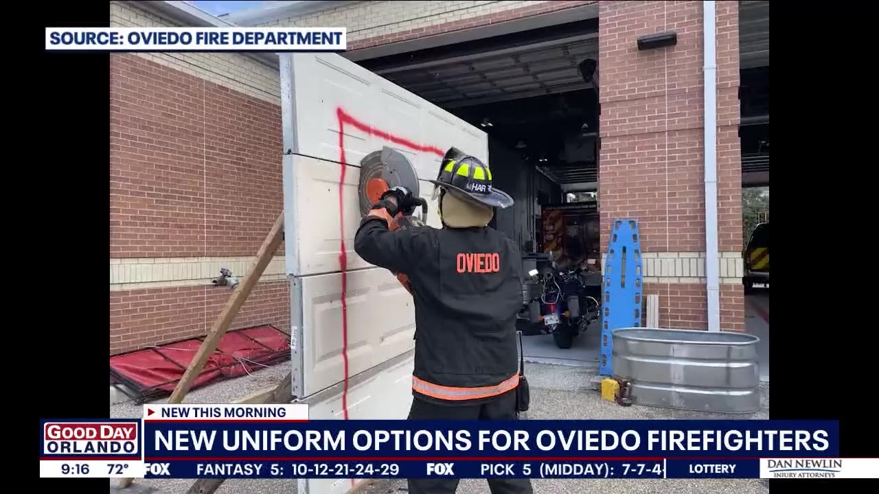 New Oviedo firefighter uniforms are lighter