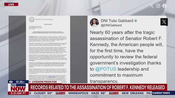 10,000 pages of records about Robert F. Kennedy's 1968 assassination released