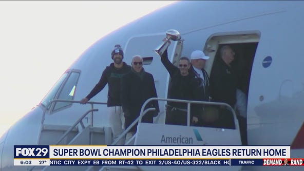 Eagles return home after Super Bowl LIX win over Chiefs