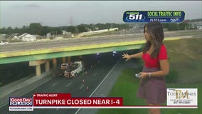 Deadly crash slows traffic on Florida Turnpike