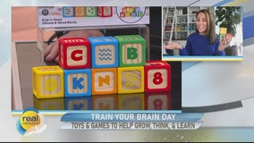 Train your brain day; Toys to help grow, think & learn