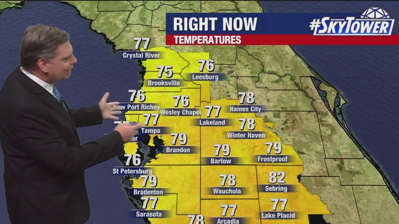 Tampa weather Warmer & dry into the weekend FOX 13 Tampa Bay