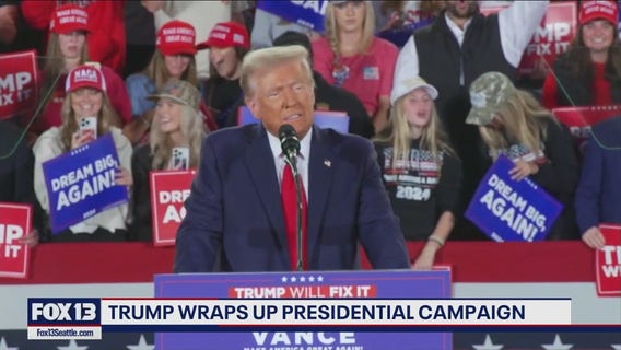 Trump wraps up 2024 presidential campaign