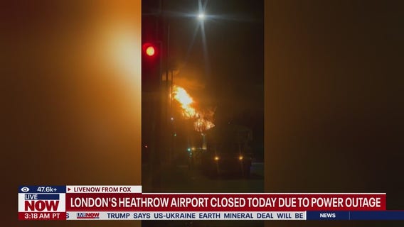 Heathrow Airport slowly resumes flights after fire causes outage