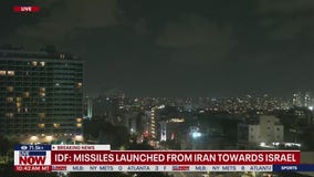 IDF missiles launched from Iran towards Israel