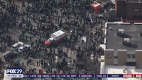 2 women shot after fight near Eagles Super Bowl Parade; 1 man charged