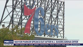 Mayor Parker speaks out after 76ers NJ arena offer